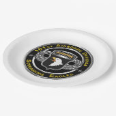 101. Im Flugzeug Division Pappteller (Schrägansicht)