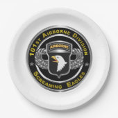 101. Im Flugzeug Division Pappteller (Vorderseite)