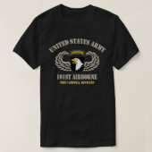 101. Im Flugzeug Division Paratrooper T Veterans D T-Shirt (Design vorne)