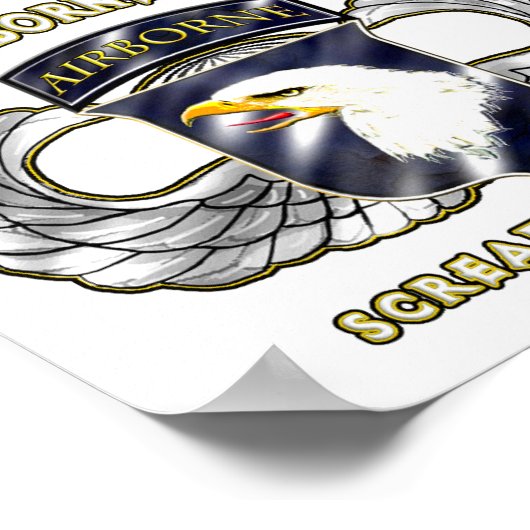 101. Im Flugzeug Division Poster (Ecke)