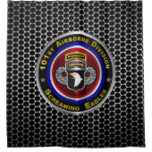 101. Im Flugzeug Division Ranger Custom Duschvorhang (Vorderseite)