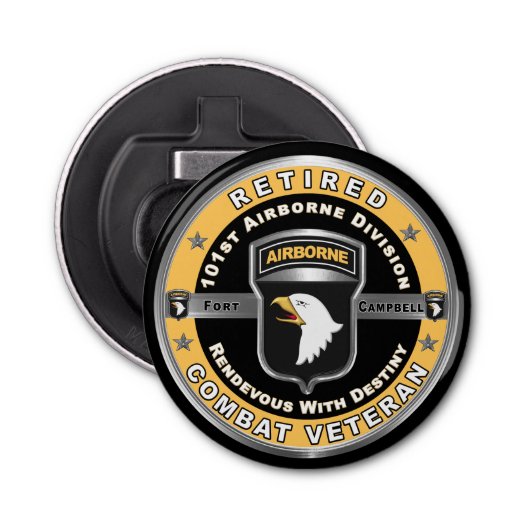 101. Im Flugzeug Division Remüde Flaschenöffner (Vorderseite)