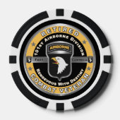 101. Im Flugzeug Division Remüde Pokerchips (Vorderseite)