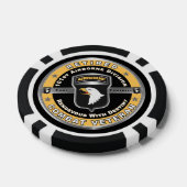 101. Im Flugzeug Division Remüde Pokerchips (Einzeln)