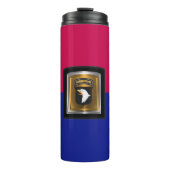 101. Im Flugzeug Division Screaming Eagle Design Thermosbecher (Vorderseite)