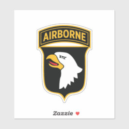 101. Im Flugzeug Division Screaming Eagles Aufkleber