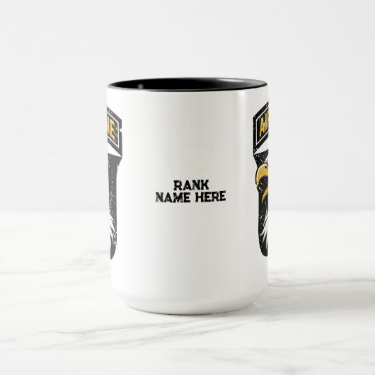 101. Im Flugzeug Division "Screaming Eagles" Custo Tasse (Zentrum)