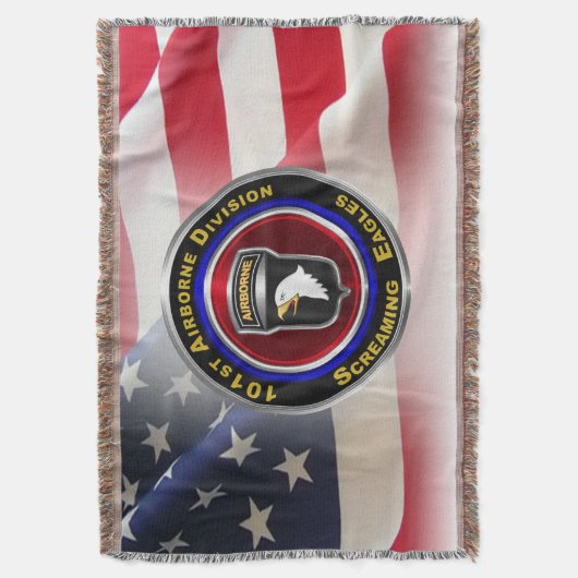 101. Im Flugzeug Division Screaming Eagles Decke (Vorderseite Vertikal)