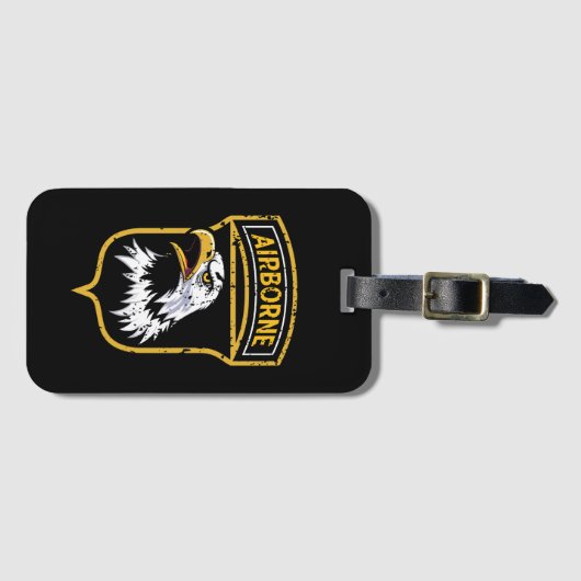 101. Im Flugzeug Division "Screaming Eagles" Grung Gepäckanhänger (Vorderseite (Horizontal))