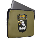 101. Im Flugzeug Division "Screaming Eagles" Grung Laptopschutzhülle (Vorne Rechts)