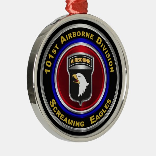 101. Im Flugzeug Division Screaming Eagles Ornament Aus Metall (Rechts)