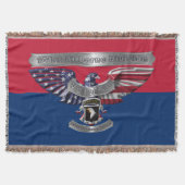 101. Im Flugzeug Division Screaming Eagles Veteran Decke (Vorderseite)