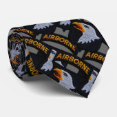 101. Im Flugzeug Division Screaming Eagles Veteran Krawatte (Gerollt)