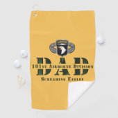 101. Im Flugzeug Division VATER Golfhandtuch (Insitu)