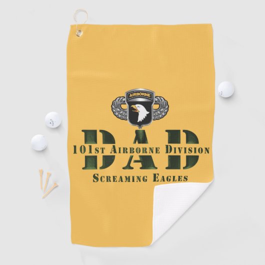 101. Im Flugzeug Division VATER Golfhandtuch (Insitu)