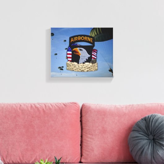 101. im Flugzeug Division Veteranen Veteranen Golf Leinwanddruck (Insitu (Wohnzimmer))