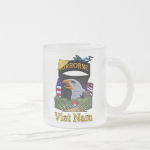 101. im Flugzeug Division Veteranen vietnam frosti Mattglastasse