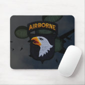 101. im Flugzeug Division Vets Patch Mousepad (Mit Mouse)