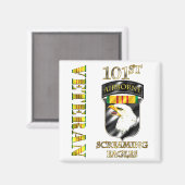 101. Im Flugzeug Division Vietnam Veteran Magnet (Vorderseite/Rückseite)