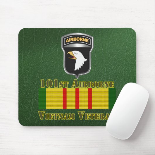 101. Im Flugzeug Division Vietnam Veteran Mousepad (Mit Mouse)