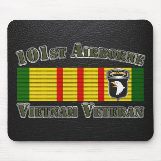 101. Im Flugzeug Division Vietnam Veteran Mousepad (Vorne)