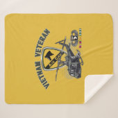 101. Im Flugzeug Division Vietnam Veteran Sherpadecke (Vorderseite (Horizontal))