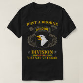 101. Im Flugzeug Division Vietnam Veteran Tshirt,  T-Shirt (Design vorne)