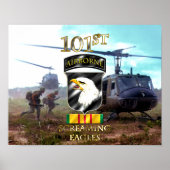 101. Im Flugzeug Division Vietnam Veteran v2 Poster (Vorne)