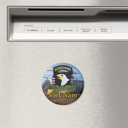 101. im Flugzeug Division vietnam vets Magnet (In Situ (Geschirrspüler))