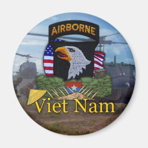 101. im Flugzeug Division vietnam vets Magnet