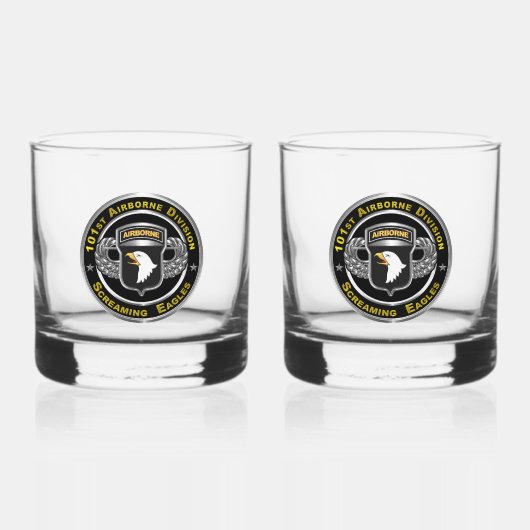 101. Im Flugzeug Division Whiskyglas (Vorderseite)