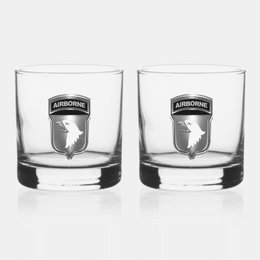 101. Im Flugzeug Division Whiskyglas (Vorderseite)