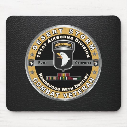 101. Im Flugzeug Division Wüstensturm Mousepad (Vorne)