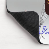 101. im Flugzeug - E-FAkicita Mousepad (Ecke)