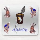 101. im Flugzeug - E-FAkicita Mousepad (Vorne)