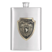 101. Im Flugzeug Flasche Flachmann (Vorderseite)