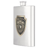 101. Im Flugzeug Flasche Flachmann (Links)