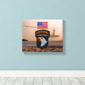 101. im Flugzeug Fort Campbell Veteranen Veteranen Leinwanddruck (Insitu (Holzboden))
