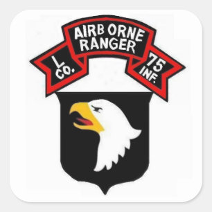 101. Im Flugzeug L Company RANGER Stickers