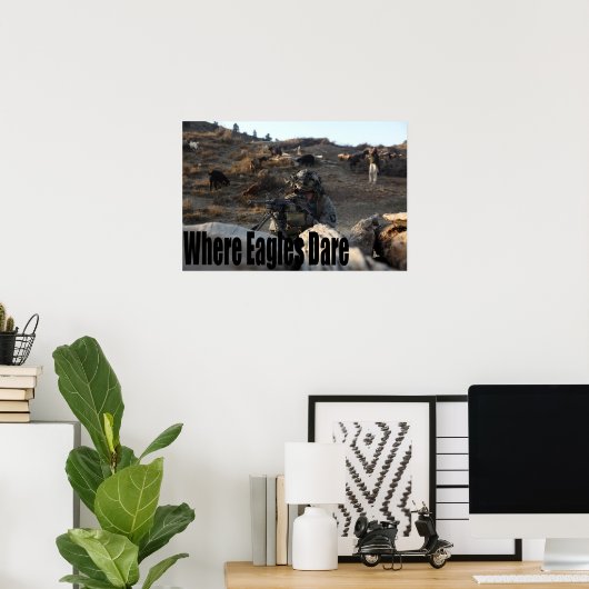 101. Im Flugzeug Poster (Heimbüro)