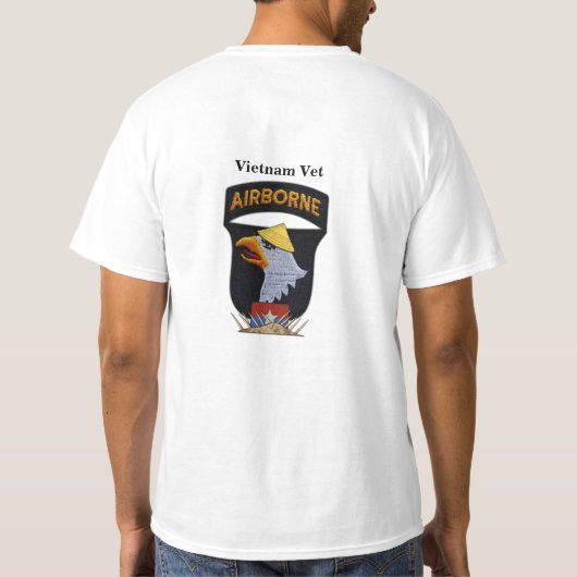 101. Im Flugzeug Schrei-Eagles Vietnam-Krieg T-Shirt (Rückseite)