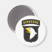 101. Im Flugzeug Schreien-AdlerEmblem Magnet (Vorderseite/Rückseite)