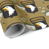 101. Im Flugzeug - schreiende Adler Geschenkpapier (Rolleneckpunkt)