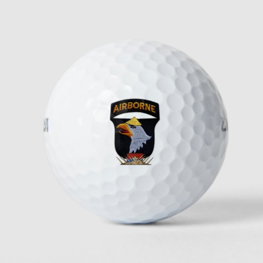 101. im Flugzeug schreiende Adler "Krieg" Tierpatc Golfball (Vorderseite)