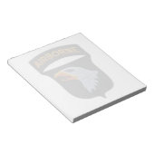 101. im Flugzeug schreiende Adlerveteranen Notepad Notizblock (angewinkelt)