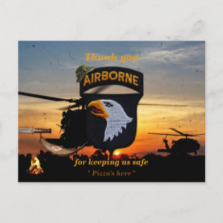 101. im Flugzeug schreiender Adler-Tierpatch Postkarte