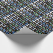 101. im Flugzeug schreiender Adlerpatch Geschenkpapier (Ecke)