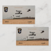 101. im Flugzeug schreiender Adlertierarztflecken Visitenkarte (Vorne/Hinten)