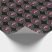 101. Im Flugzeug Trennschaufel Geschenkpapier (Ecke)