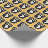 101. Im Flugzeug Trennschaufel Geschenkpapier (Ecke)